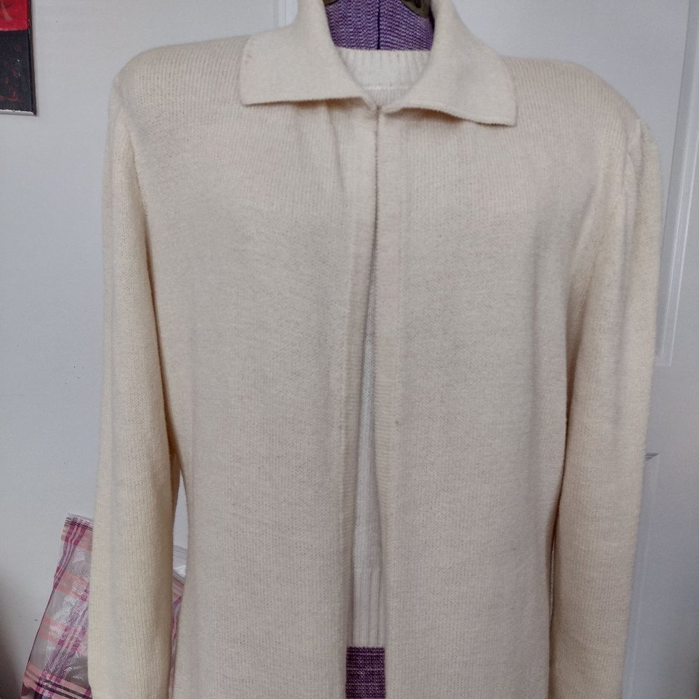 St. John Knits Vintage Cream Sweater: